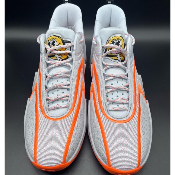 Nike Cosmic Unity 2 EP Wolf Grey Orange Men's Basketball Shoes Sneakers - Picture 3 of 6